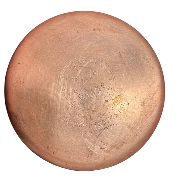 Vintage Revere Ware Percolator Coffee Pot Stainless Double Ring 1801 Glass Knob - Picture 7 of 7